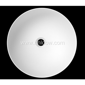 Round pure acrylic modern matte sink